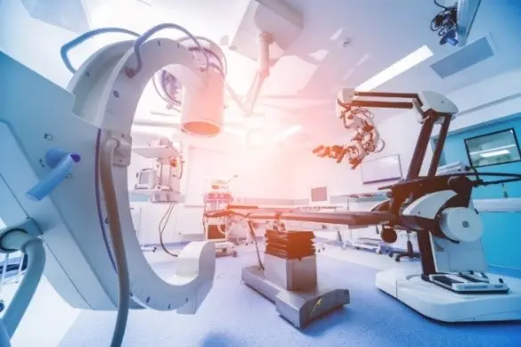 image of a hightech health labor
