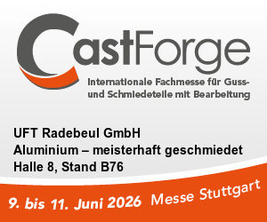 Banner CastForge Fachmesse